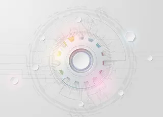 矢量抽象的白色科技背景概念图片