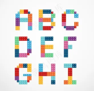 乐高积木字母图片 乐高积木字母图片
