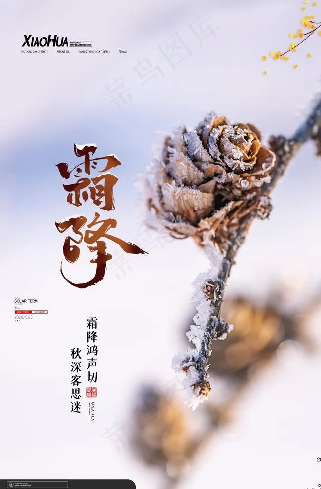 霜降图片(3543X5315(DPI:150))psd模版下载