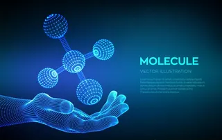 分子背景图片