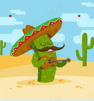 卡通仙人掌图片