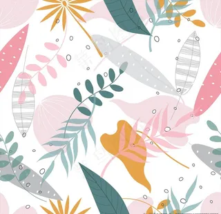 手绘花卉花纹图片