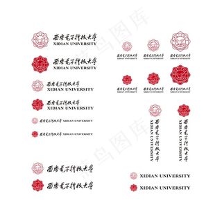 西安电子科技大学校徽新版图片