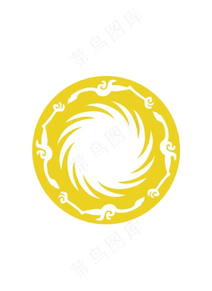 太阳神鸟图片ai矢量模版下载