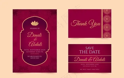 婚礼 结婚 请柬 邀请函图片