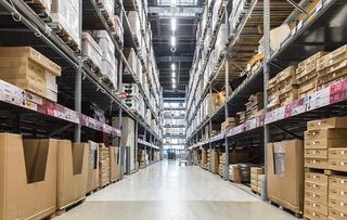 物流家具包装货柜仓库图片