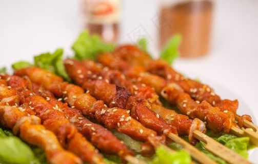 炸肉串图片