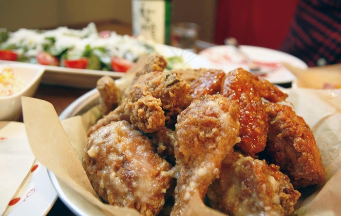 韩餐 鸡腿图片