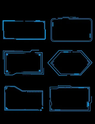 科技边框图片