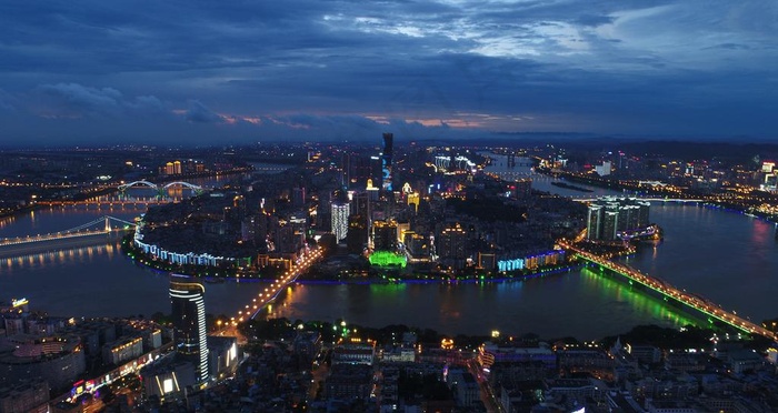 柳州夜景图图片