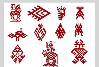 海南黎锦元素图片