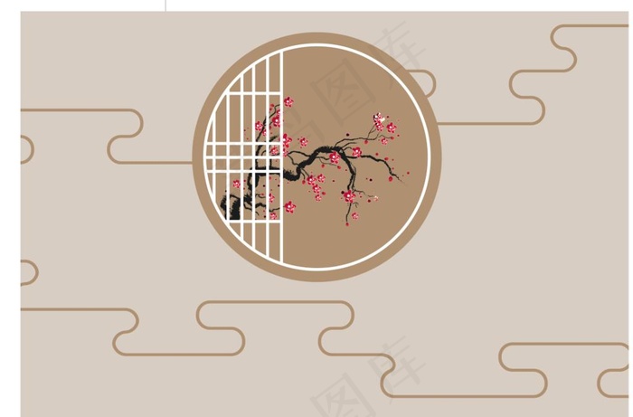 中式图案图片