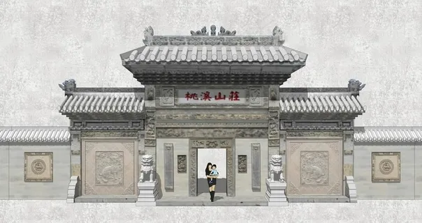 关中民居门楼图片 关中民居门楼图片