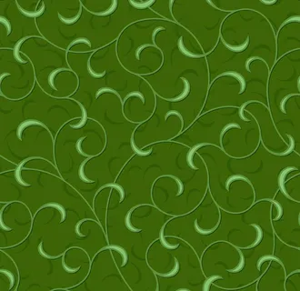 绿色花型矢量循环素材图片