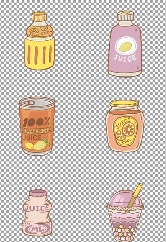 涂鸦简笔画包装图片