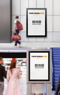 路边海报展示图片 路边海报展示图片