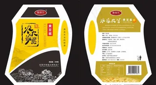 农家酱 大酱包装图片