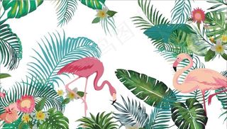 ins风火烈鸟图片