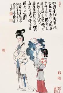 一剪梅词意图图片