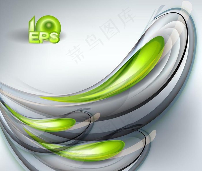 彩色动感立体线条背景图片