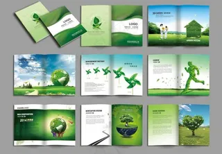 绿色环保画册图片