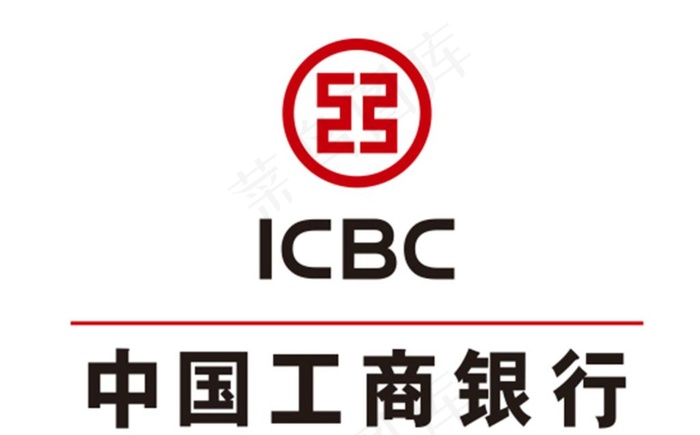 中国工商银行 LOGO 标志图片cdr矢量模版下载