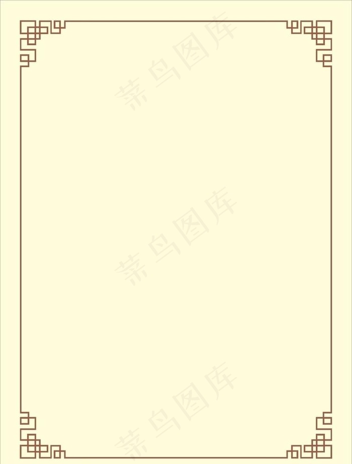 古典花纹矢量边框图片