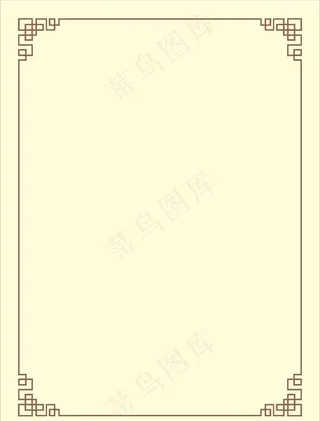 古典花纹矢量边框图片