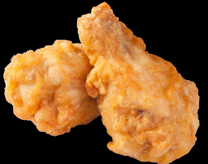 脆皮炸鸡翅根图片