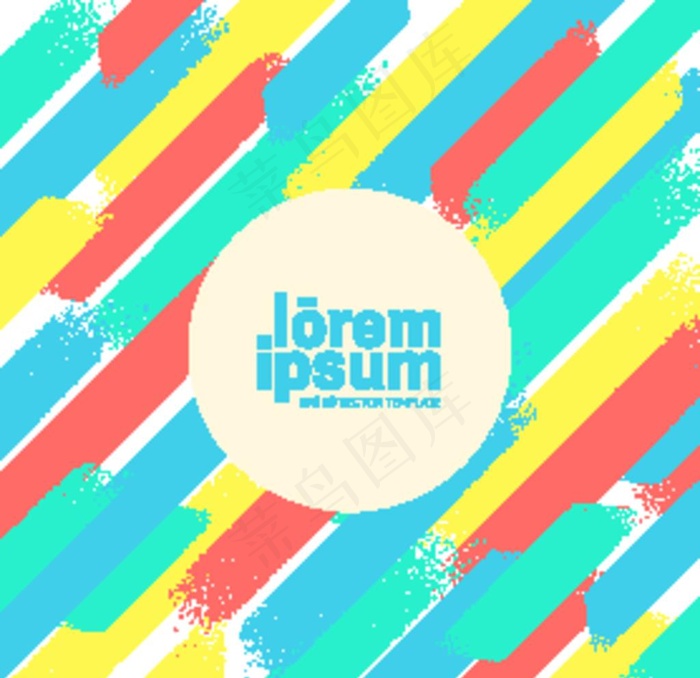 多彩卡通背景图片