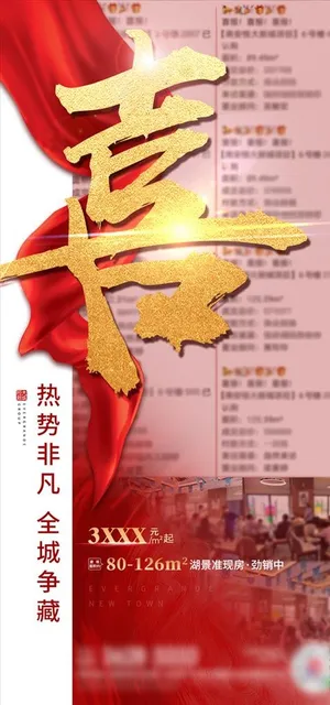 地产热销喜报图片