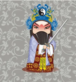 卡通京剧人物图片