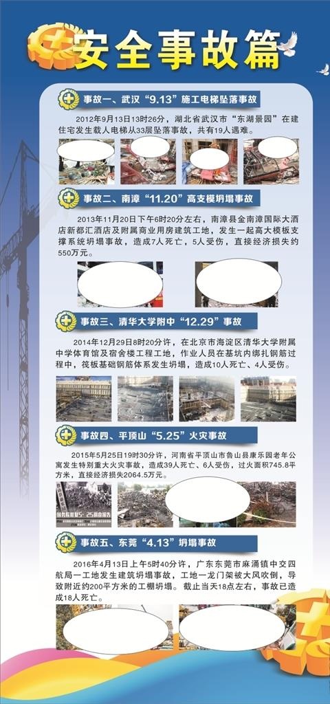 安全事故图片cdr矢量模版下载