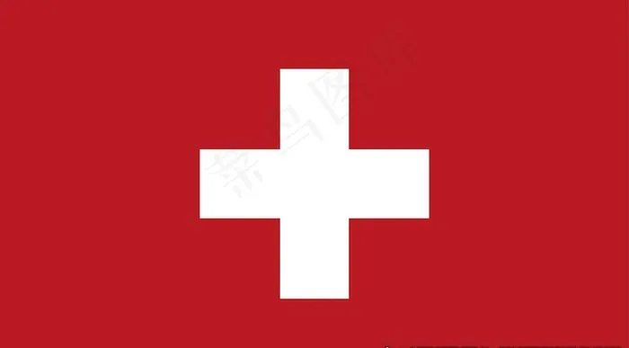 瑞士国旗图片psd模版下载