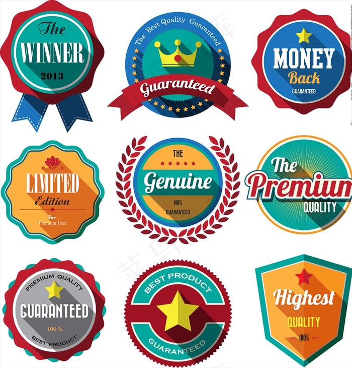 欧式徽章设计图片