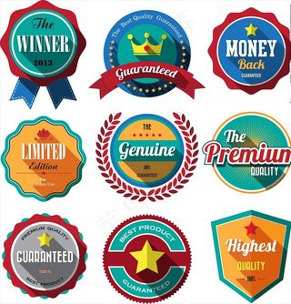 欧式徽章设计图片