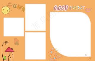 儿童相册设计模板图片