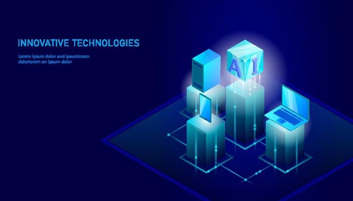 科技感信息技术图案图片eps,ai矢量模版下载