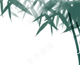 水墨竹子图片