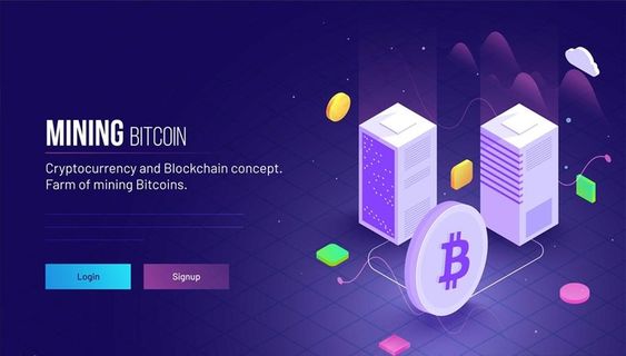 矢量网页设计服务器比特币符号图片