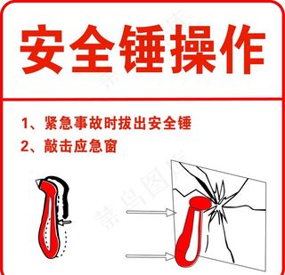 安全锤操作说明图片