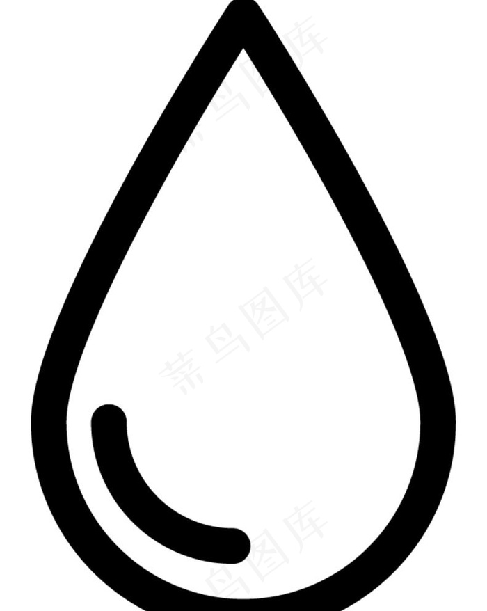 水滴图片ai矢量模版下载