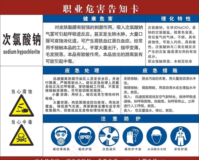 次氯酸钠图片cdr矢量模版下载