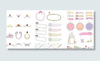 卡通对话框标题栏图片