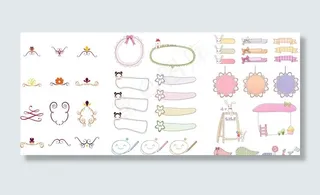 卡通对话框标题栏图片