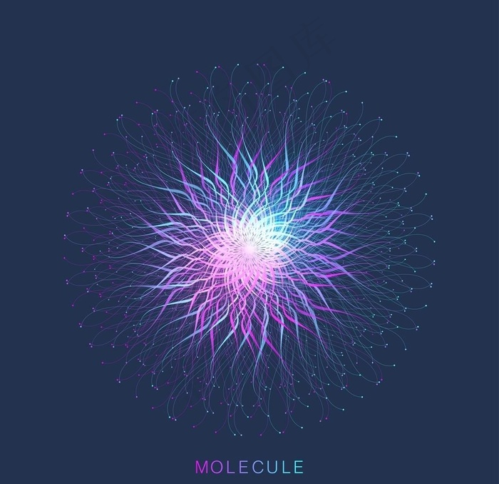 发光曲线图片ai矢量模版下载