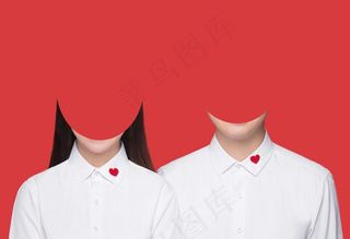 结婚证件照图片