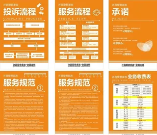 爱君家政展板图片