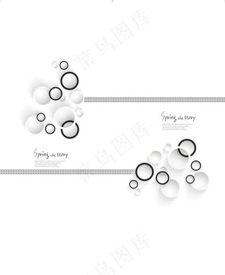 移门简约圆圈图案图片