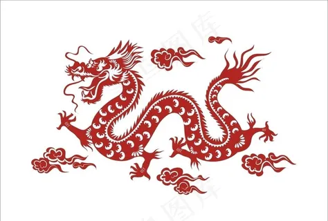 龙矢量图图片